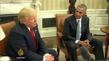 Barack Obama hosts Donald Trump at White House