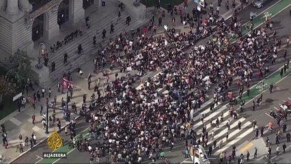 US election: Protesters angry with Trump election win