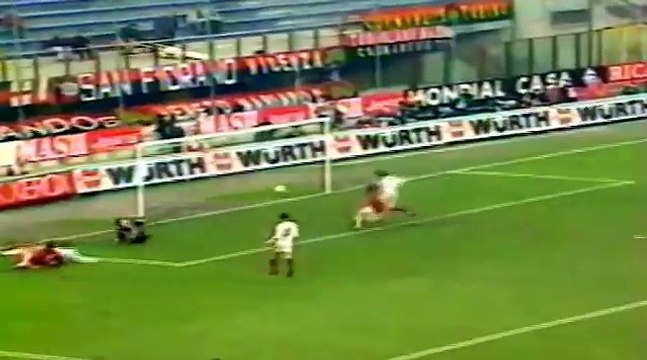 05.03.1996 - 1995-1996 UEFA Cup Quarter Final 1st Leg AC Milan 2-0 Bordeaux FC