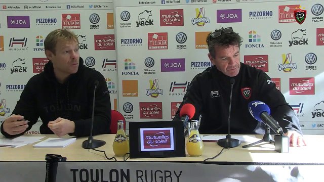 Avant-match Toulon-Stade Français - TOP14 J11 - Mike Ford