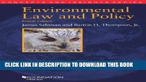 Ebook Environmental Law and Policy (Concepts and Insights) Free Read