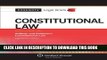 Ebook Casenote Legal Briefs: Constitutional Law, Keyed to Sullivan and Feldman, Eighteenth Edition