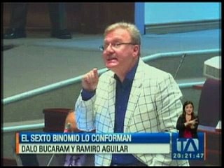 Dalo Bucaram confirmó a su compañero de fórmula de cara a las elecciones 2017