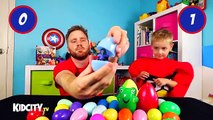 Angry Birds Movie Heroes & Villains Surprise Eggs Toys Challenge ft Finding Dory by KidCity