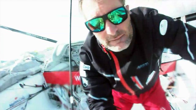 Petit coucou de la part de Jérémie Beyou / Vendée Globe