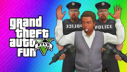 GTA 5 Online Funny Moments - Cribs, Cucumber Bus, Epic Stunt, Doughnut Man!
