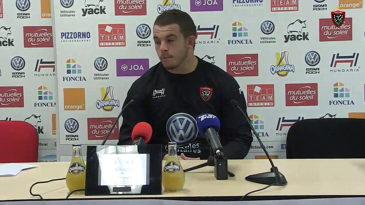 Avant-match Toulon-Stade Français - TOP14 J11 - Anthony Etrillard