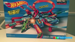 Hot Wheels Criss Cross Crash Track Motorized Toys Cars for Kids Disney Cars Toys Ryan ToysReview-UgT7uSN-EmM