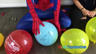 Spiderman Princess T Balloon Pop Toys Surprise Challenge Marvel Universe Guardian Blind Bag-0DiEe1Nwp58