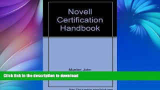 FAVORITE BOOK  Novell Certification Handbook FULL ONLINE