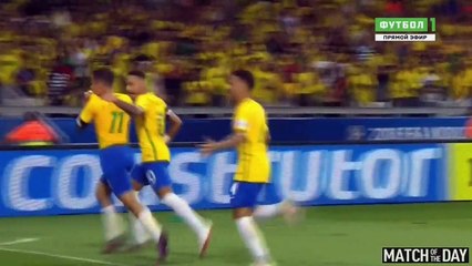 Philippe Coutinho Amazing Goal - Brazil vs Argentina