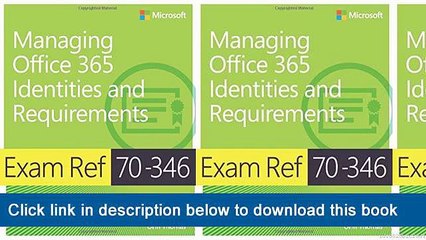 ]]]]]>>>>>(-eBooks-) Exam Ref 70-346 Managing Office 365 Identities And Requirements