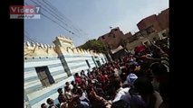 بالفيديو.. تشييع جنازة شهيد الواجب فى بنى سويف وهتافات ضد الإرهاب