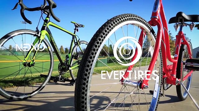 Des nouveaux pneus de vélo sans air et increvables