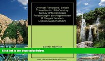 Big Deals  Oriental Panorama: British Travellers in 19th Century Turkey (Internationale