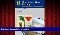 Read book  Chinese Nutrition Therapy: Dietetics in Traditional Chinese Medicine (TCM)