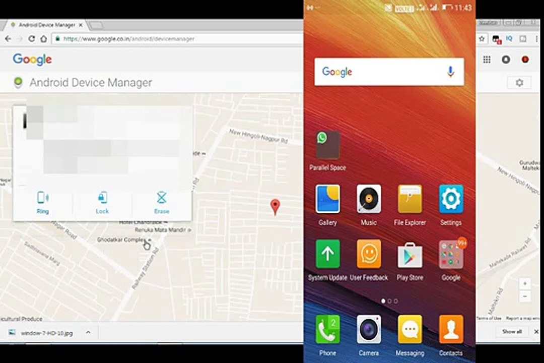[Hindi]How to find_track lost android phone location - Mobile location tracker - YouTube
