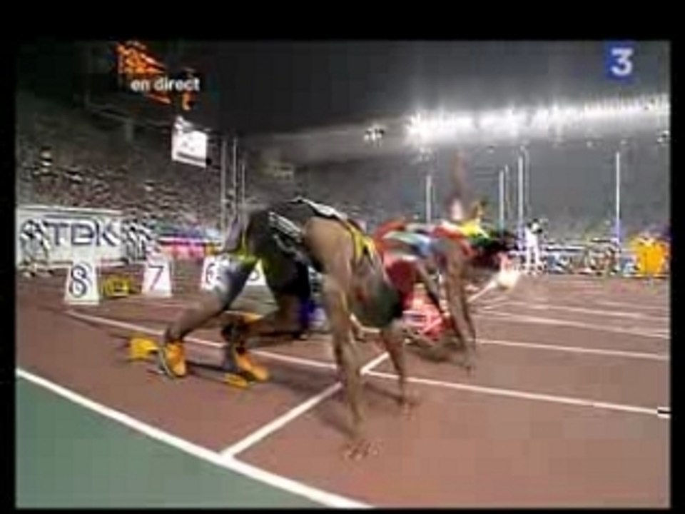 Finale 100 mètres Osaka