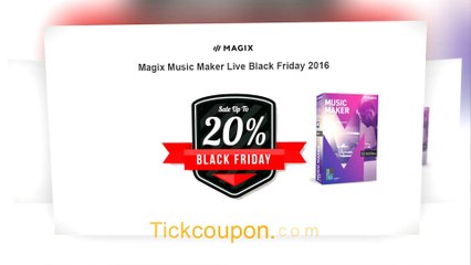 20% Magix Music Maker Live Black Friday 2016