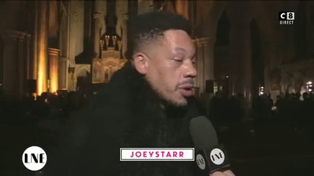 JoeyStarr coupe court à une interview d'une journaliste de C8