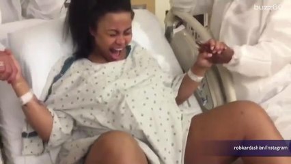 Blac Chyna and Rob Kardashian Do #MannequinChallenge in Delivery Room