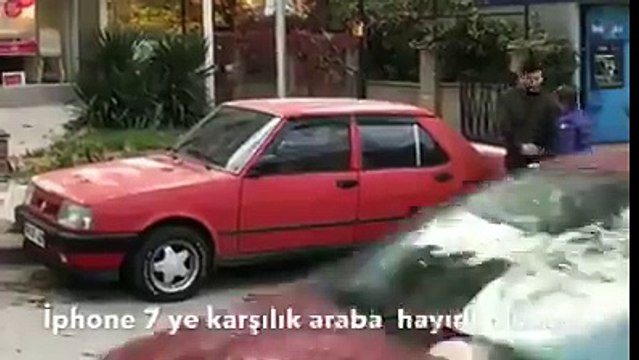 ARABA İLE IPHONE 7 TAKAS ETMEK GÜLMEKTEN YIKILDIM =D