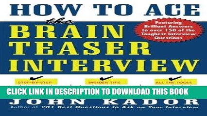 [PDF] How to Ace the Brainteaser Interview Popular Collection
