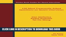 [PDF] 150 Most Frequently Asked Questions on Quant Interviews (Pocket Book Guides for Quant