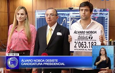 Álvaro Noboa desiste candidatura presidencial