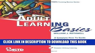 [DOWNLOAD] PDF Adult Learning Basics New BEST SELLER