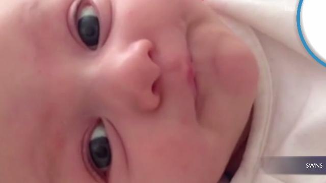 Incredible Moment This Seven Week Old Baby Says 'Hello'