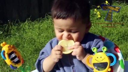 Kids trying lemons - Funny fail compilation
