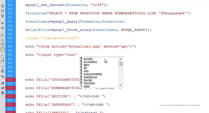 46.Curso PHP MySQL. Actualizando registros en BBDD MySql II