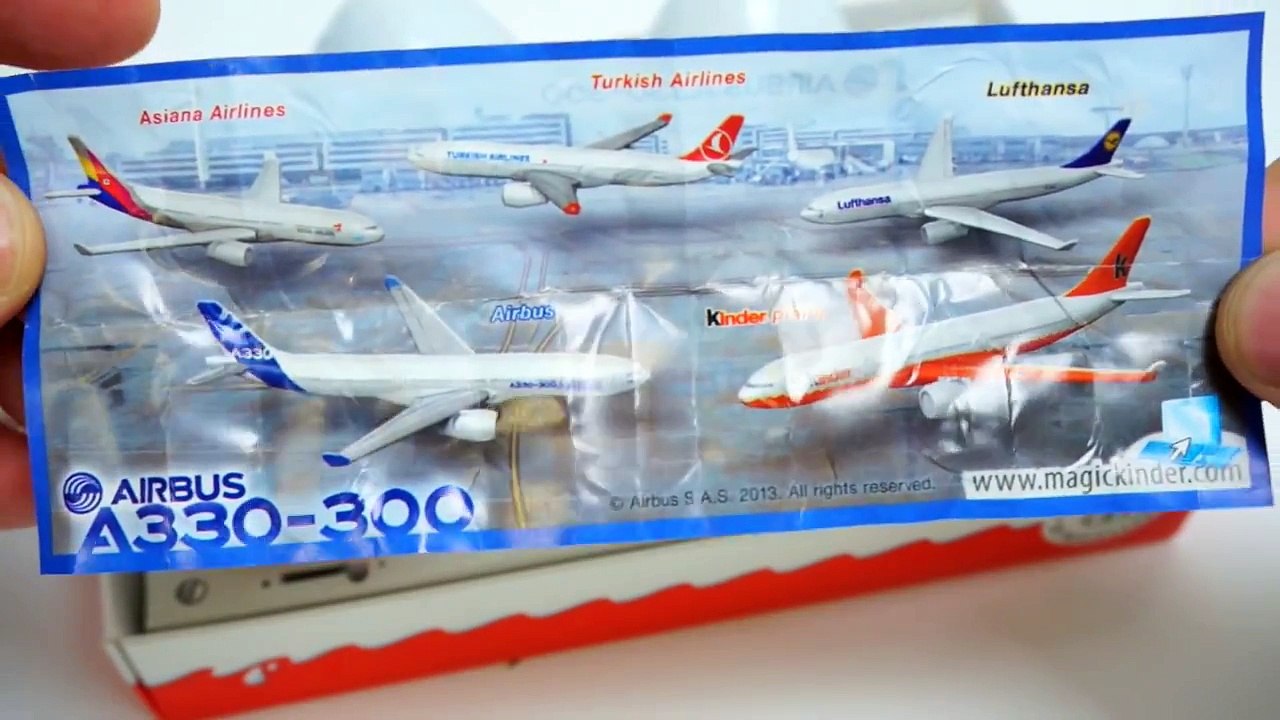 kinder joy plane