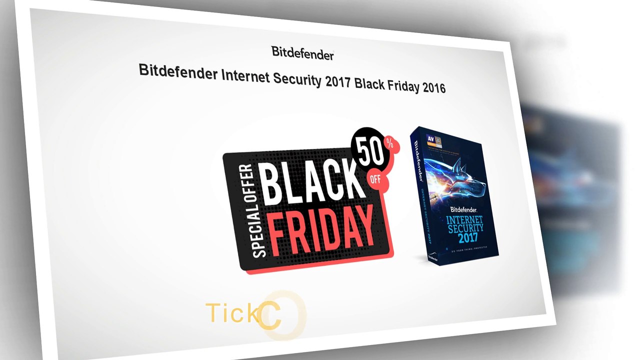 50% OFF Bitdefender Internet Security 2017 Black Friday 2016