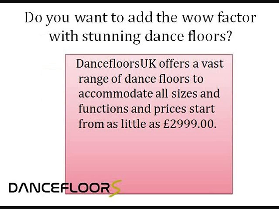 White LED Dance Floor