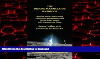 liberty book  The Orgone Accumulator Handbook: Wilhelm Reich s Life-Energy Discoveries and Healing