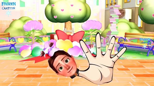 Frozen Kids Finger Family Rhymes | Head Shoulders Knees And Toes Children Nursery Rhymes