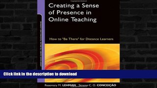 READ  Creating a Sense of Presence in Online Teaching: How to 