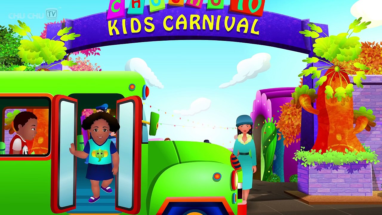 Surprise Eggs Nursery Rhymes | Wheels On The Bus | Learn Colours & Parts of the Bus | ChuChu TV