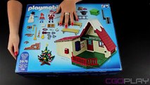♥ PLAYMOBIL Santas Big Home Creative Playset (LEGO like Christmas Playset for Kids)