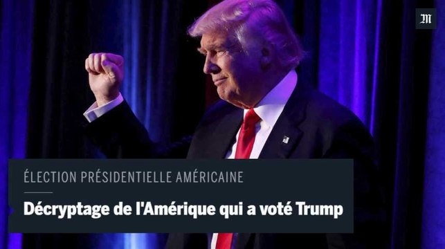 Election de Donald Trump : qui sont les électeurs ?