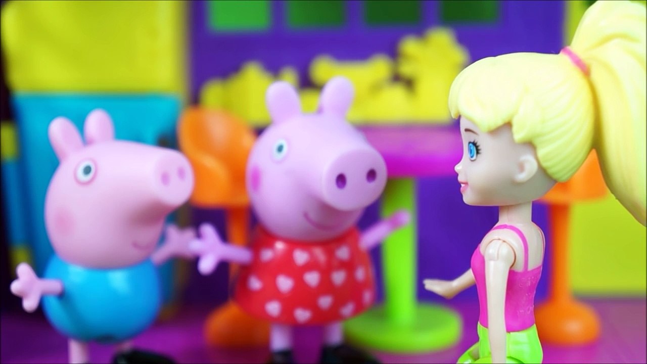 NOVELINHA DA POLLY POCKET [PARTE 1] PEPPA PIG BUSCA BILU NA VETERINARIA E POLLY CONSEGUE UM EMPREGO