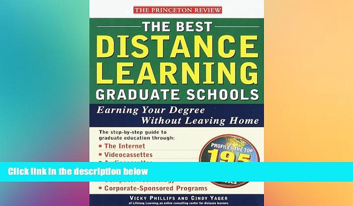 Free [PDF] Downlaod  The Best Distance Learning Graduate Schools: Earning Your Degree Without