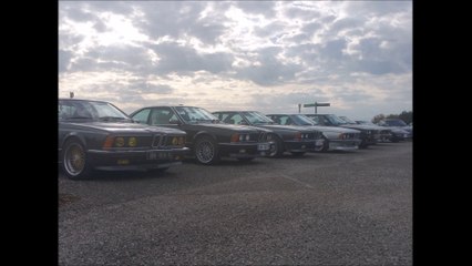 Sharkland TV - Les BMW Séries 6 E24 sur le parking Epoq'Auto 2016