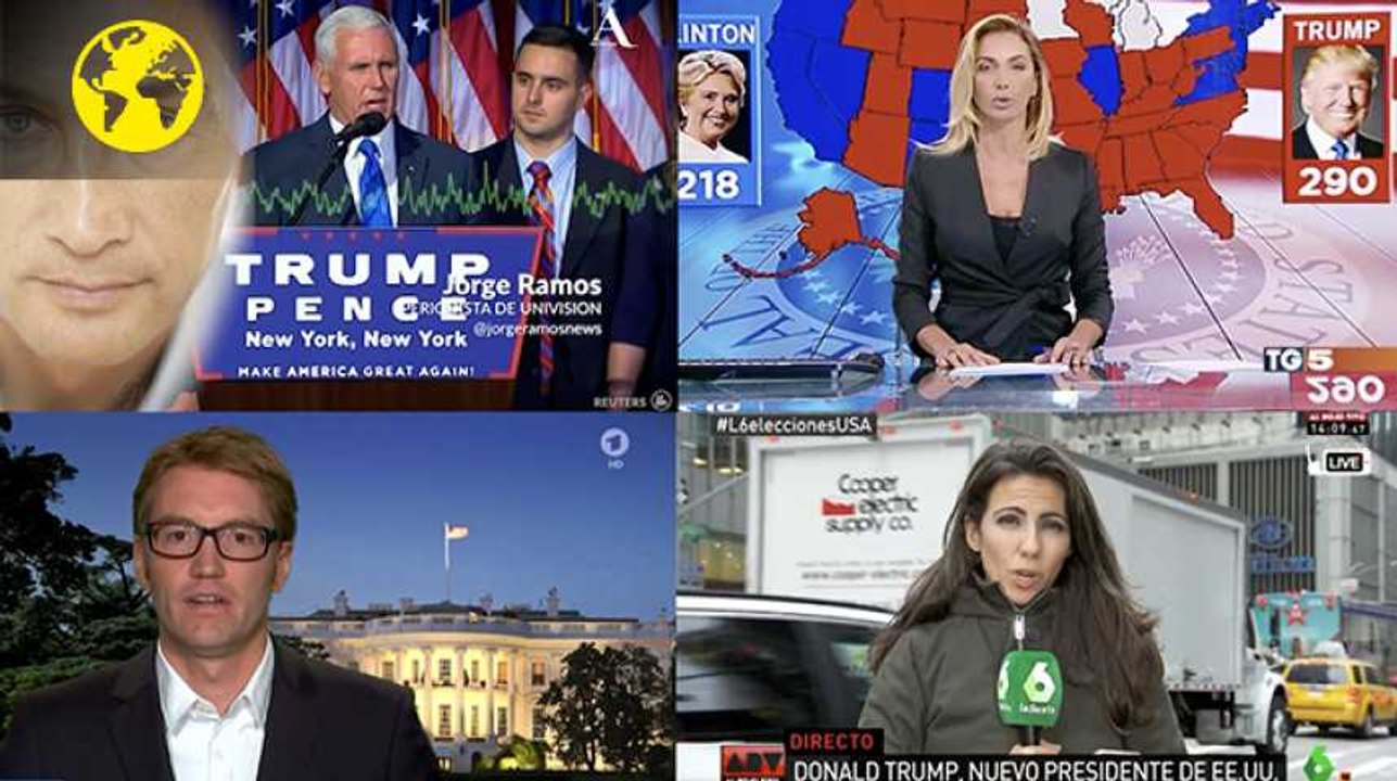 Les élections américaines au travers des JT du monde