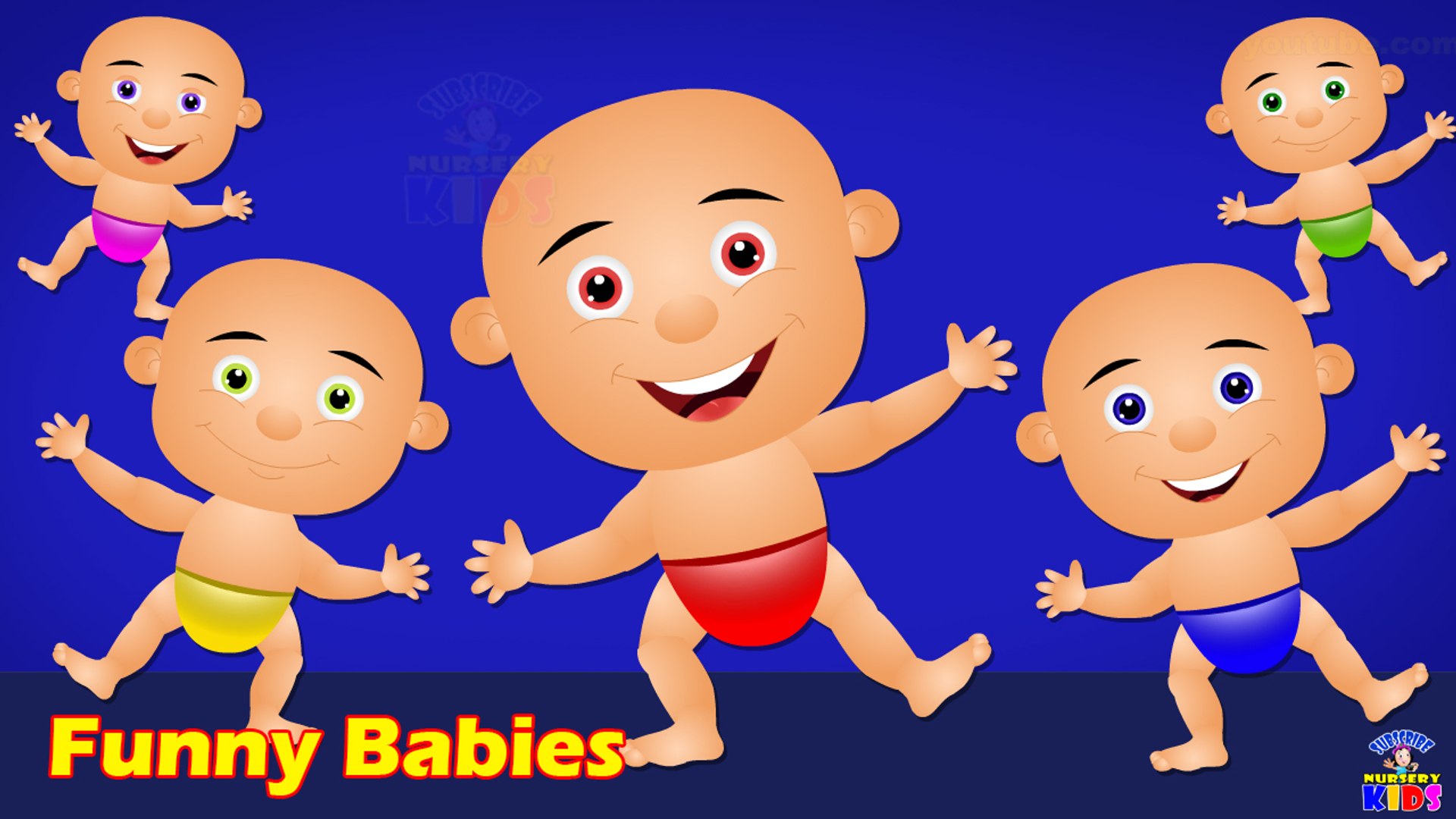 Five Little Babies Jumping On The Bed Nursery Rhyme | dailymotion | Kids  Rhymes - video Dailymotion