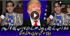 Hilarious Message to Donald Trump by Bilawal Bhutto's Dummy