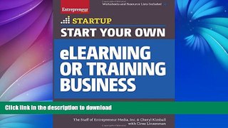 FAVORITE BOOK  Start Your Own eLearning or Training Business: Your Step-By-Step Guide to Success