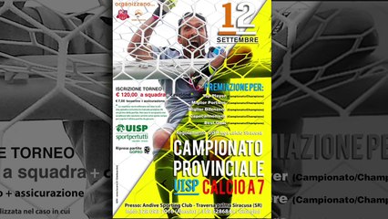 4a GIORNATA CAMPIONATO CALCIO A 7 UISP 2016-17